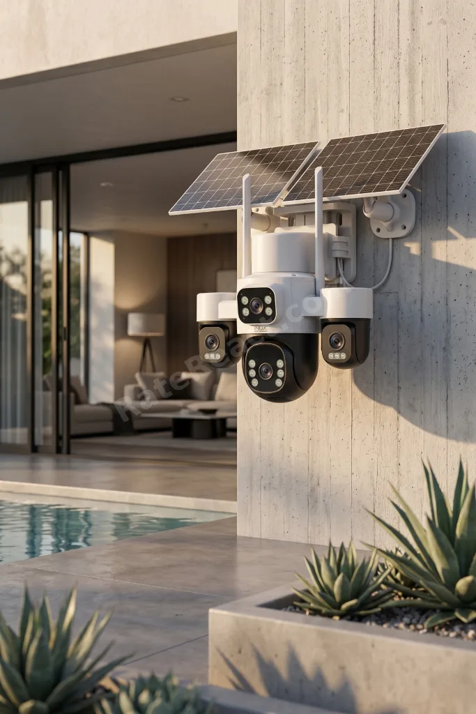 İnox X24 4G E-Simli 6 Motorlu 4 Kameralı Solar Kamera (7/24 Kayıt)