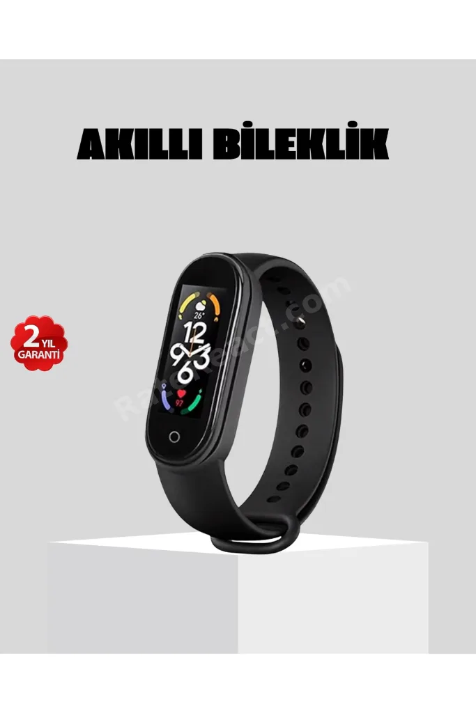 Bluetooth Akıllı Bileklik Spor Modlu Kalp Atış Takipli Uyku Analizli