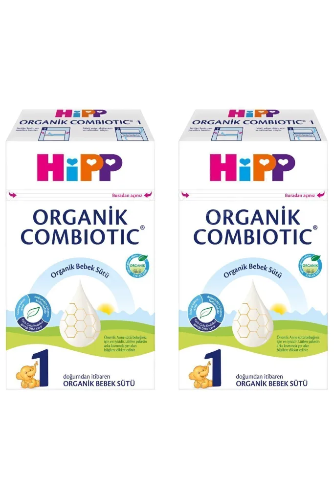 1 Organik Combiotic Bebek Sütü 600gr X2adet