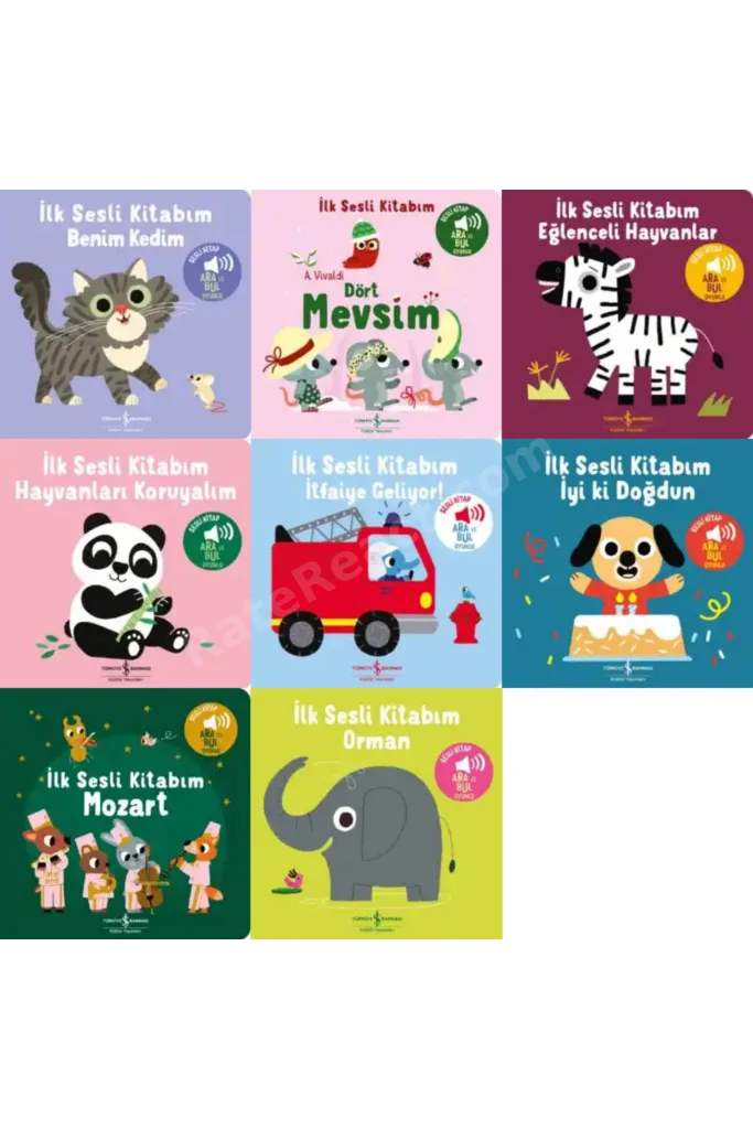 İlk Sesli Kitabım Dizisi - Dört Mevsim - Mozart - Orman - Benim Kedim