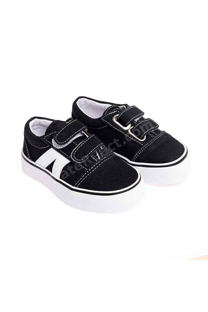 HelloBaby Unisex Bebek Spor Ayakkabı Suni Deri Cırt Cırtlı