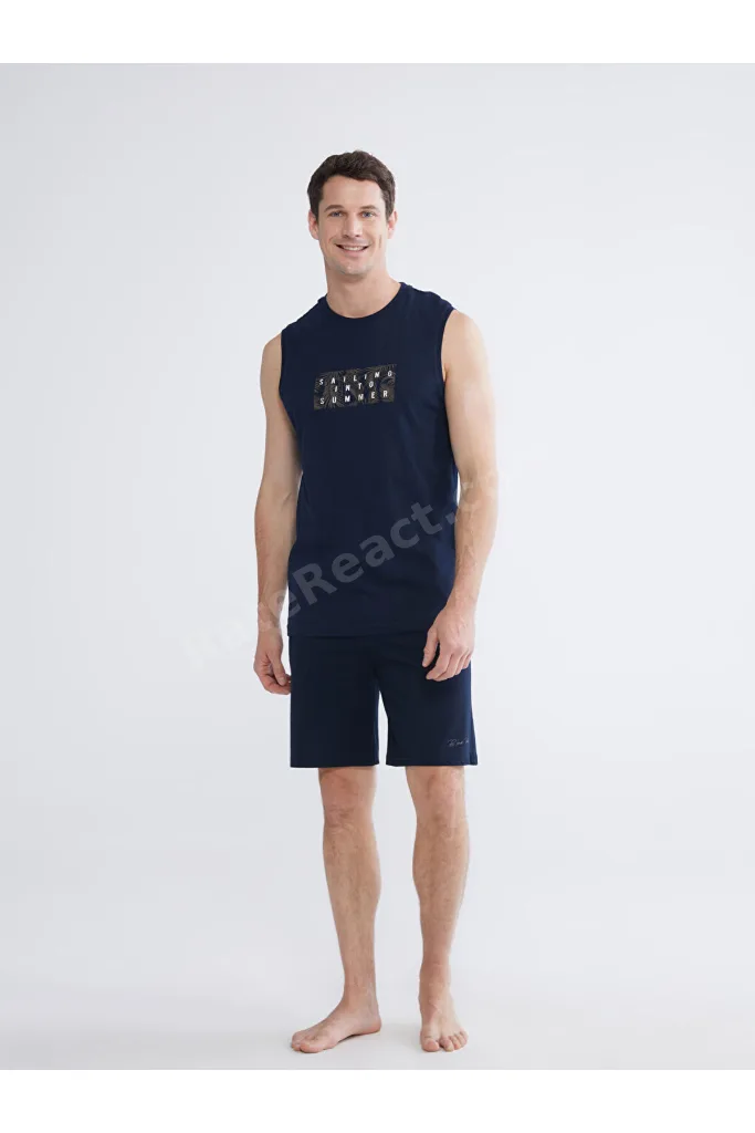 Lacivert Slim Fit Erkek Şort 2'li
