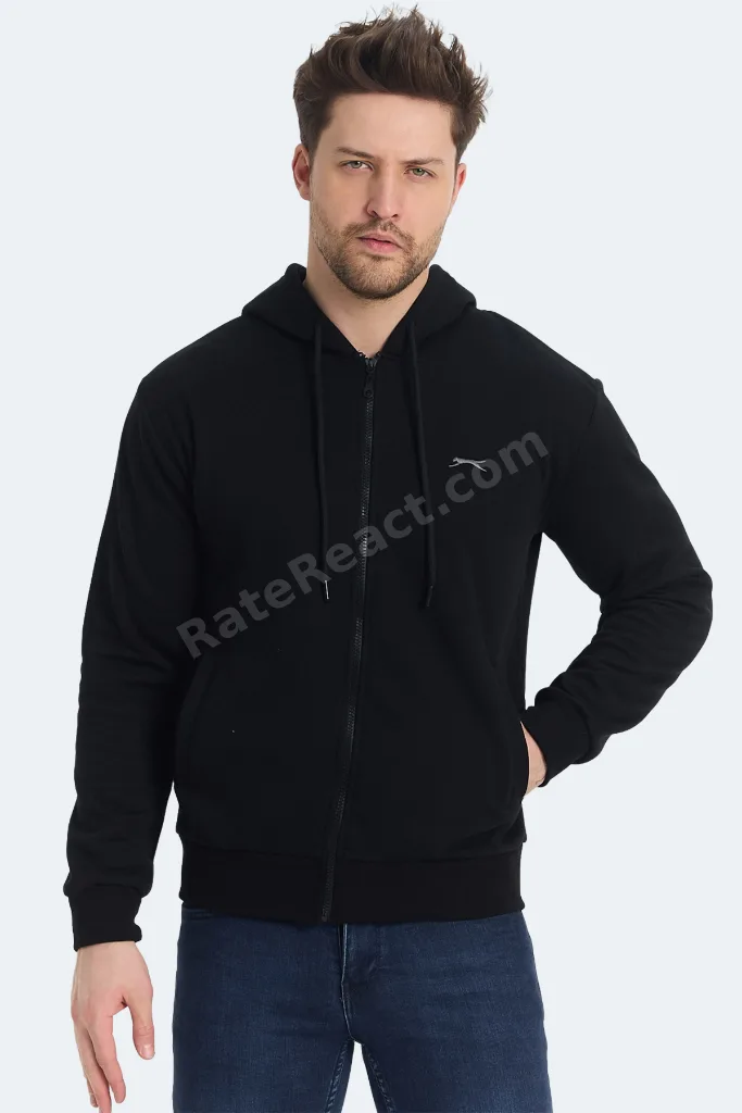KOZZAX IN Erkek Siyah Sweatshirt