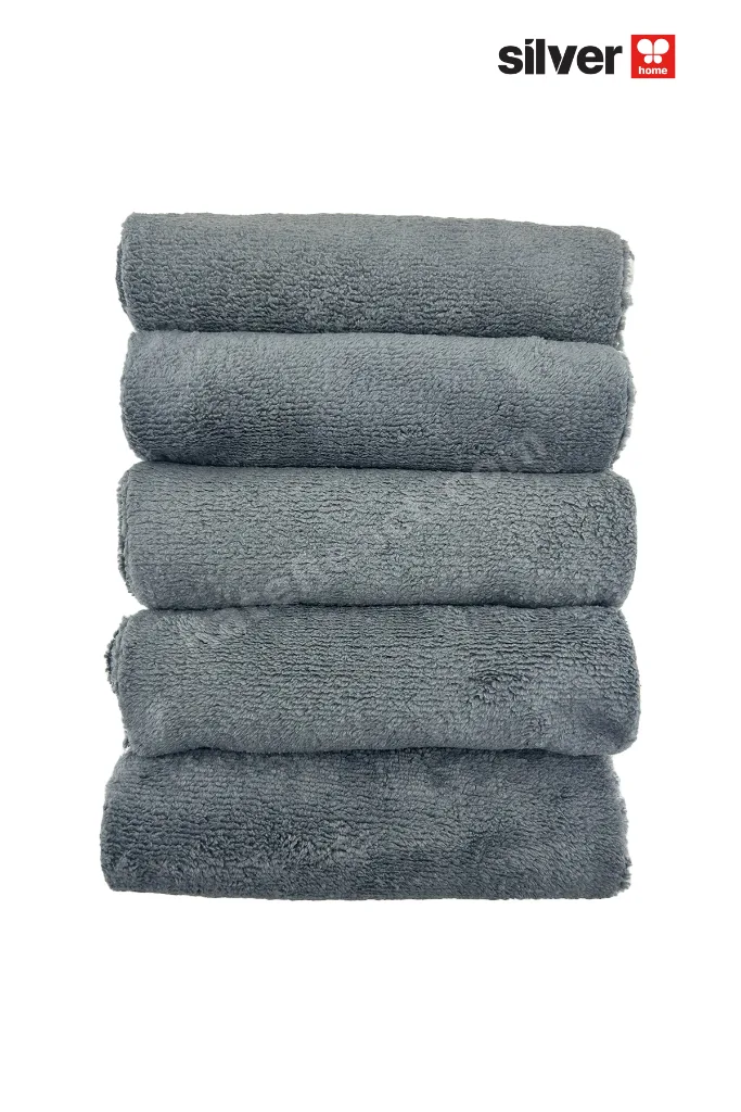 5'li Mandallı Mop Uyumlu Mikrofiber Yedek Mop Bezi Yıkanabilir Parke Fayans Laminat İçin
