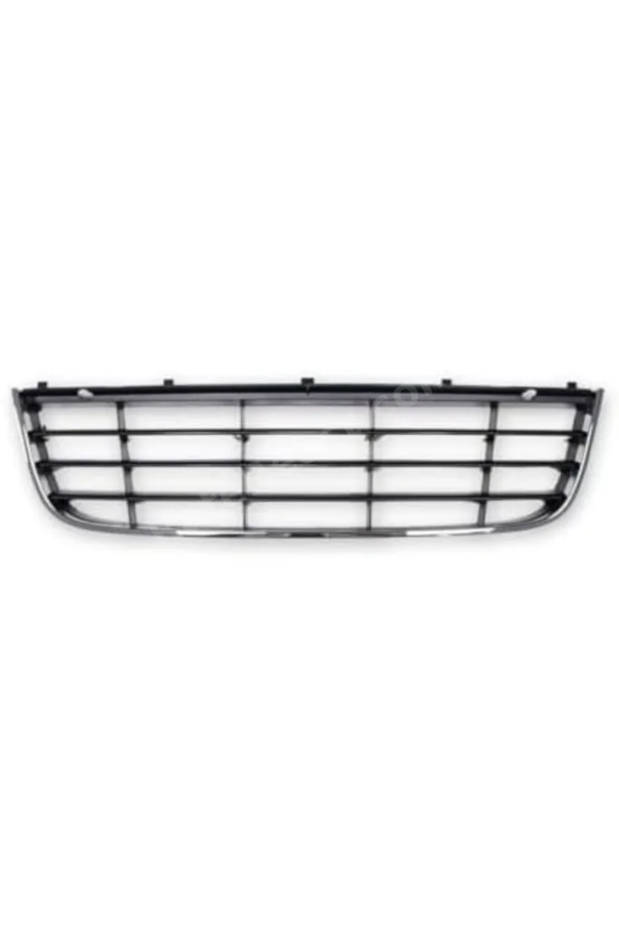 TTKTEKNOLOJİ Ön Tampon Orta Izgarası Kromlu 1K0853677C VW Jetta MK5 ile uyumlu 2006-2011 TTKTEKNOLOJ