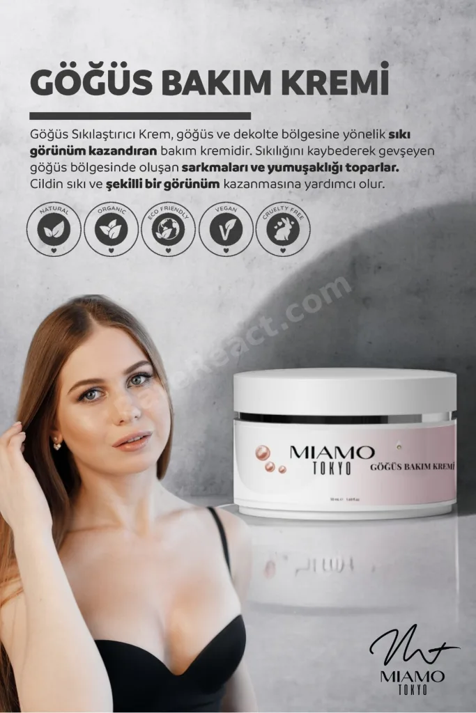 Göğüs Kremi Shea Butter & E Vitamini – Sıkılaştırıcı, Dolgunlaştırıcı Etki 50 ml