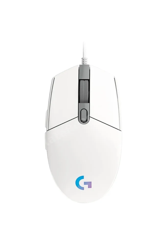 G G102 LIGHTSYNC RGB Aydınlatmalı 8.000 DPI Kablolu Oyuncu Mouse, Beyaz 910-005824