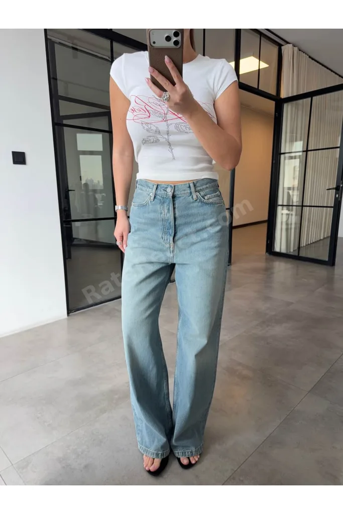 VİNTAGE DÜŞÜK BEL DONNA BAGGY JEAN