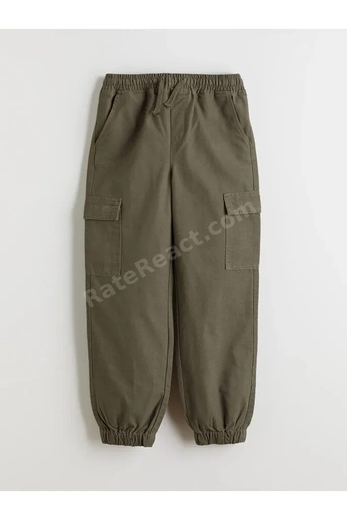 Haki Regular Fit Erkek Çocuk Jogger Pantolon