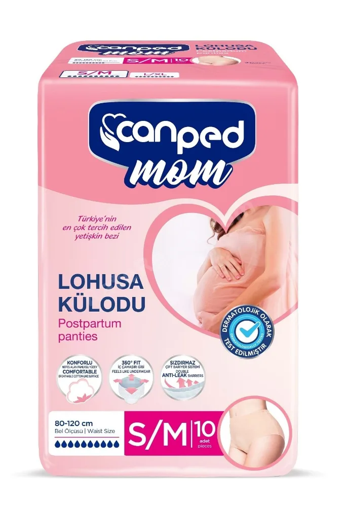 Mom Lohusa Külodu - Külot Bez S - Small - Küçük / M - Medium - Orta 20 Adet (2PK*10)