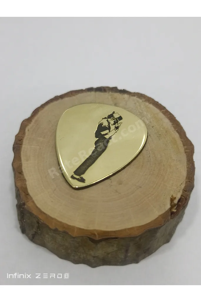Micheal Jackson Gitar Penası Lazer Kabartma 1mm