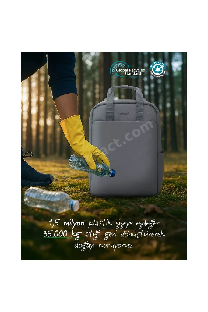 MCE-1522 15.6 NOVA Eco Notebook Sırt Çantası Gri