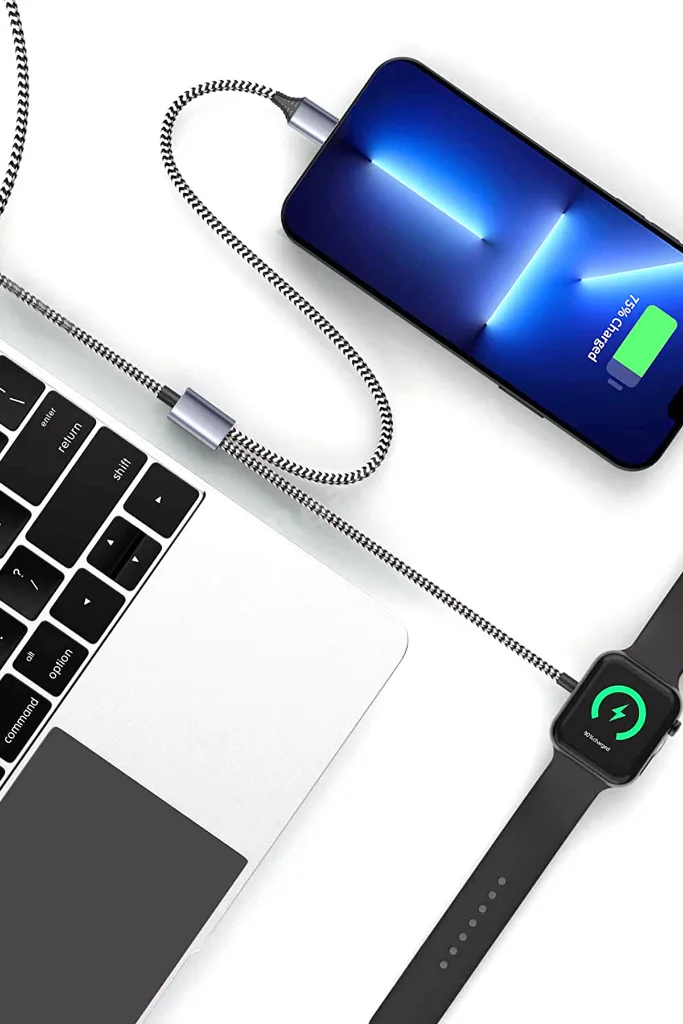 Watch Lightning Şarj Kablosu Wireless Magsafe Sarj Cihazi PD-W13
