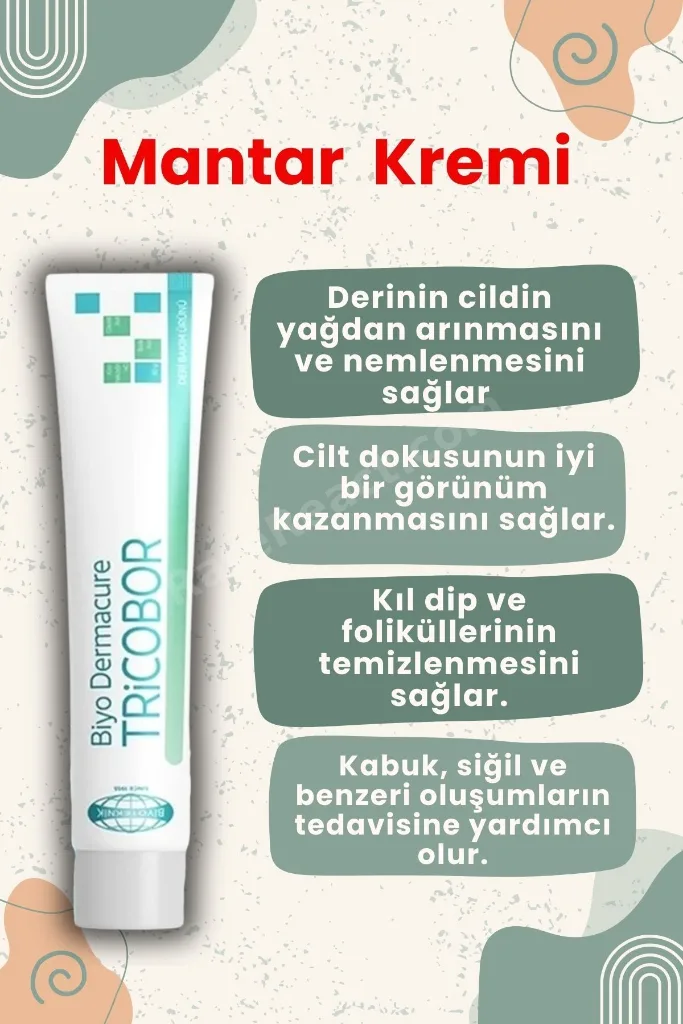 Tricobor Kedi Ve Köpekler Için Mantar Kremi Deri Kremi 80 gr X 1 Adet