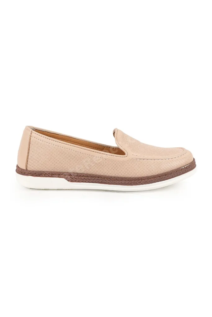 Kadın Casual Jüt Detaylı Lazer Kesim Slip-on Ortopedik Comfort Anne Ayakkabısı L10.2080