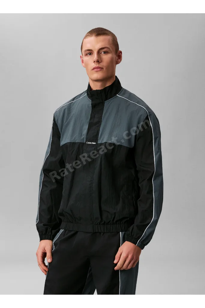 Jeans Siyah Erkek Dik Rahat Blok Ceket LVGMS6J402ZGU Siyah Ceket