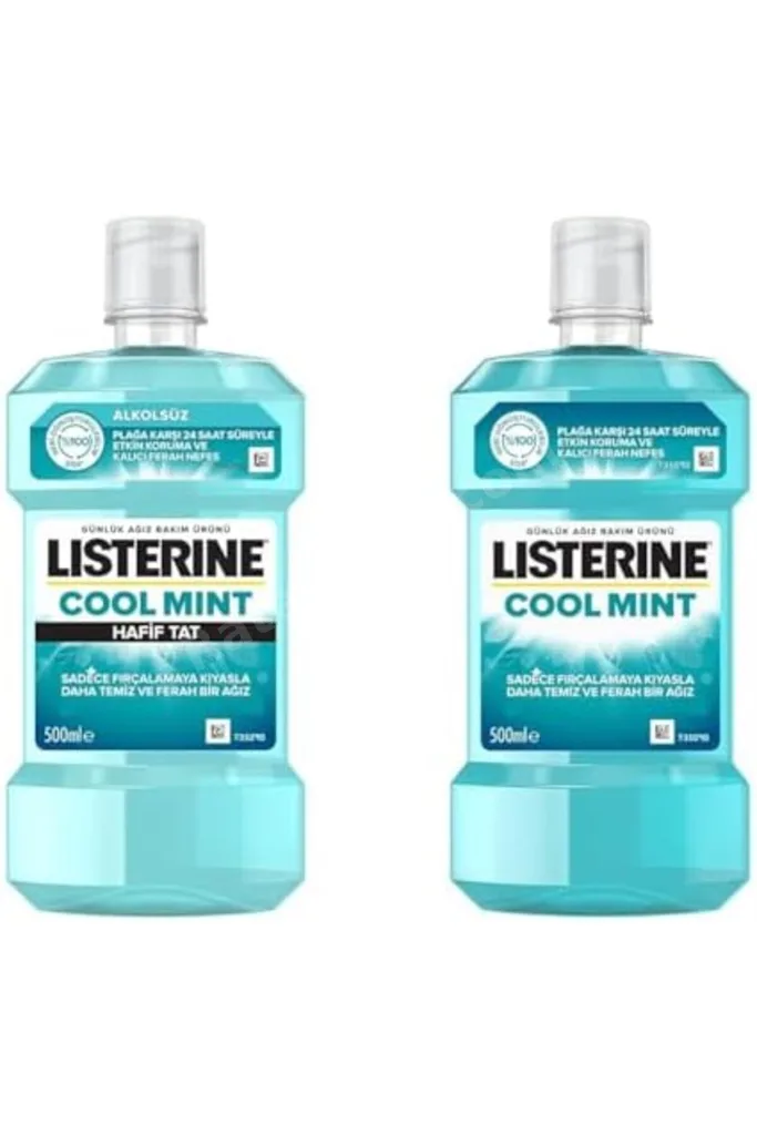 TTKTEKNOLOJİ breath freshening ağız bakım ürünü, cool mint, hafif tat, 500ml ve cool mint ağız bakı