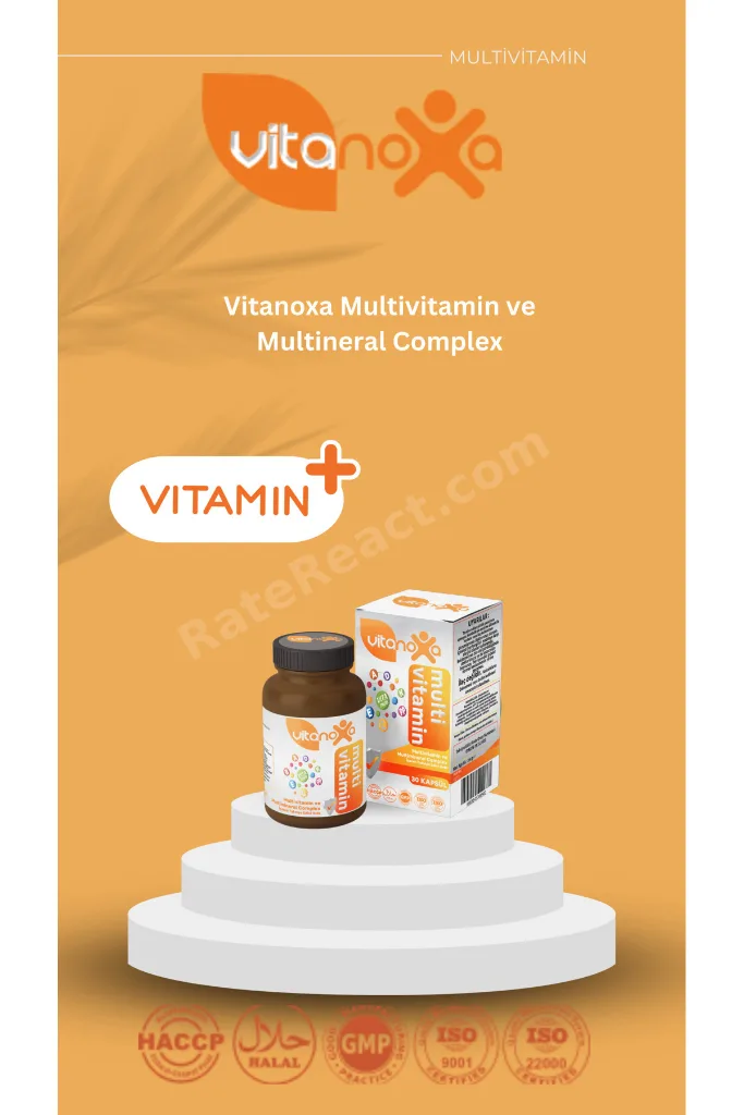 Multivitamin Ve Multinineral Complex Içeren Takviye Edici Gıda (30 KAPSÜL)