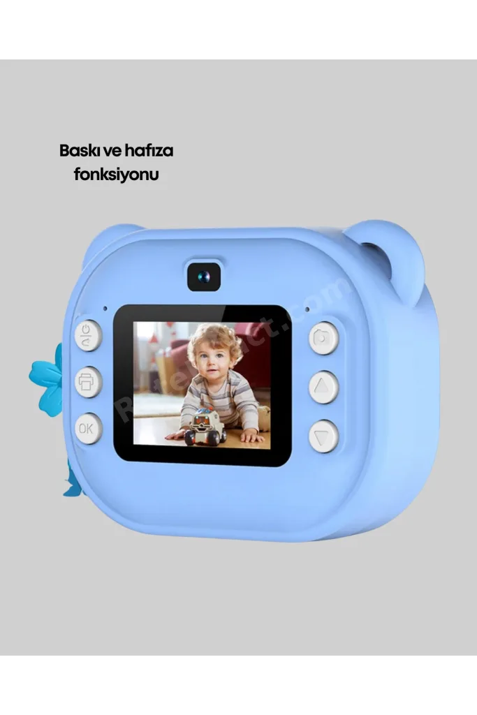 PLN Anında Baskı Özellikli Şipşak Kamera – 24MP HD Çift Lensli, 32GB Hafızalı