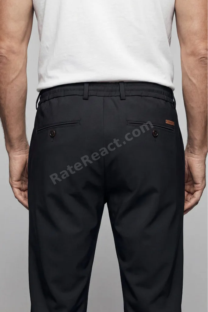 Haki Fermuarlı Bağcıklı Lastikli Spor Jogger Pantolon