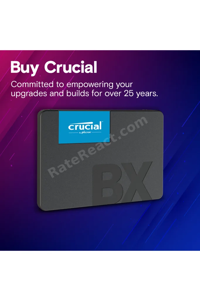 1TB BX500 CT1000BX500SSD1 540- 500MB/ SSD SATA-3 Disk Kutusuz