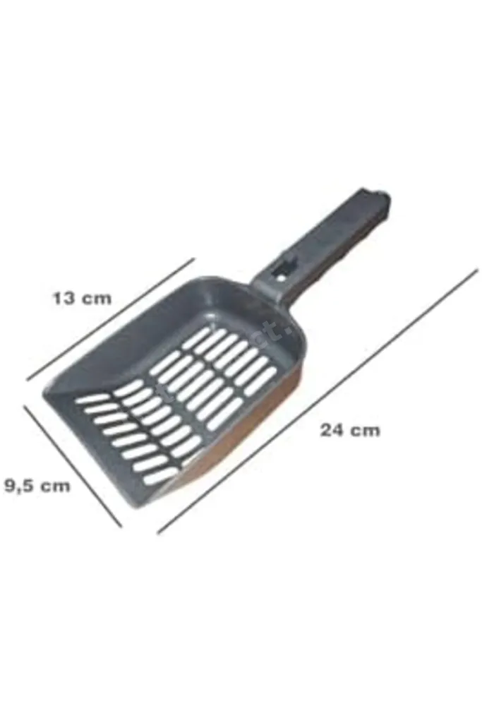 TTKTEKNOLOJİ Kedi Kumu Küreği, Askı Aparatlı, 24x13x9.5 cm, Plastik Temizleme Küreği, Çeşitli Renkle