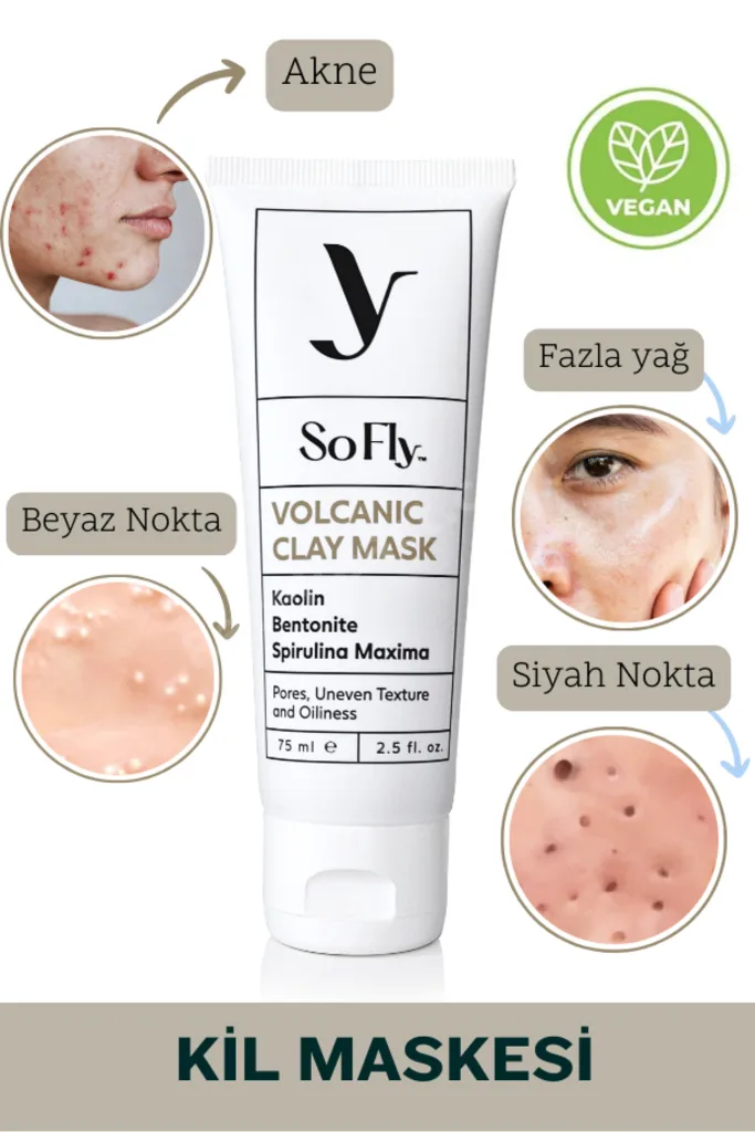 Volkanik Arındırıcı Kil Maskesi 75ml