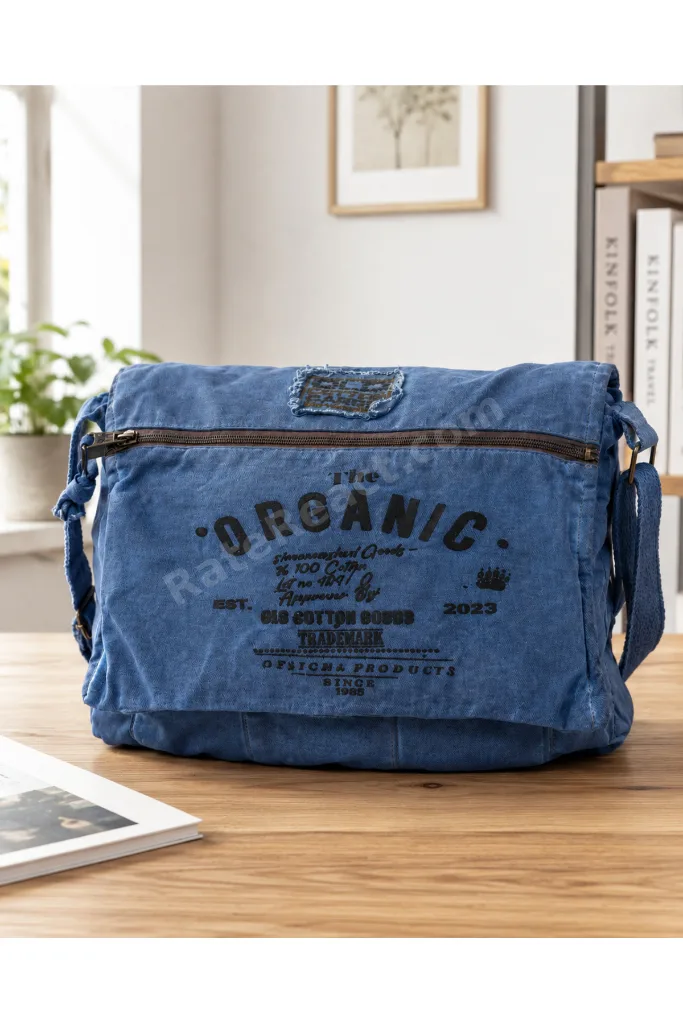 Old Cotton Cargo salaş postacı, omuz çantası - 8128 Mulater