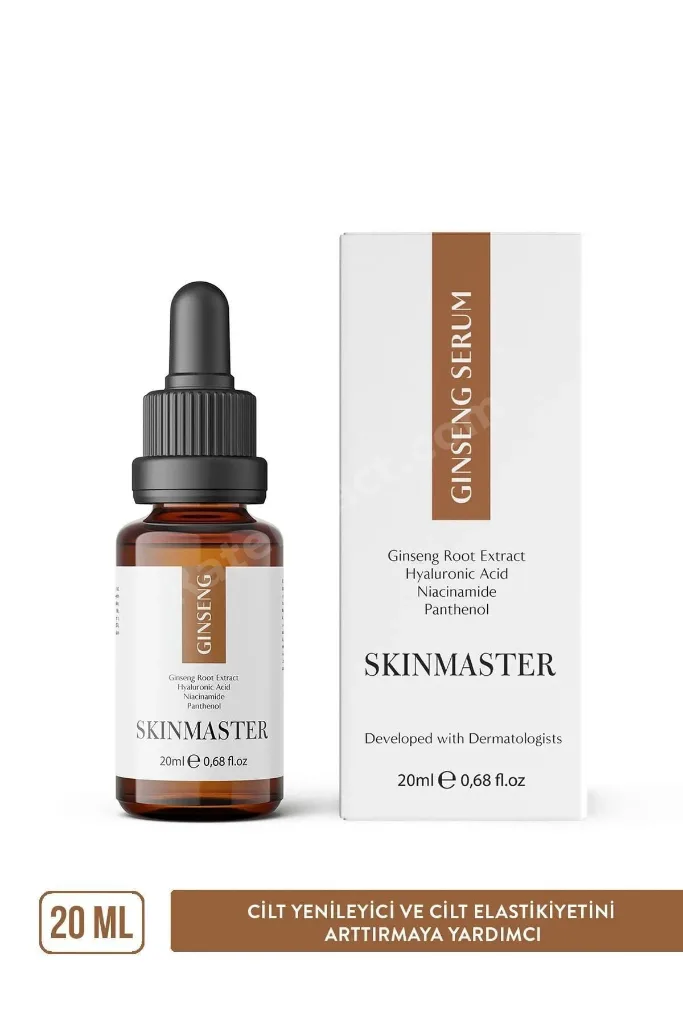 Cilt Yenilenmesine Ve Tazelenmesine Yardımcı Ginseng Serum ( Ginseng Özü %5 + Niacinamide + Ha)