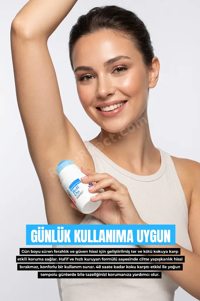 Deodorizing Roll On Terleme Önleyici Koltuk Altı Roll On (Mavi) 75 ML