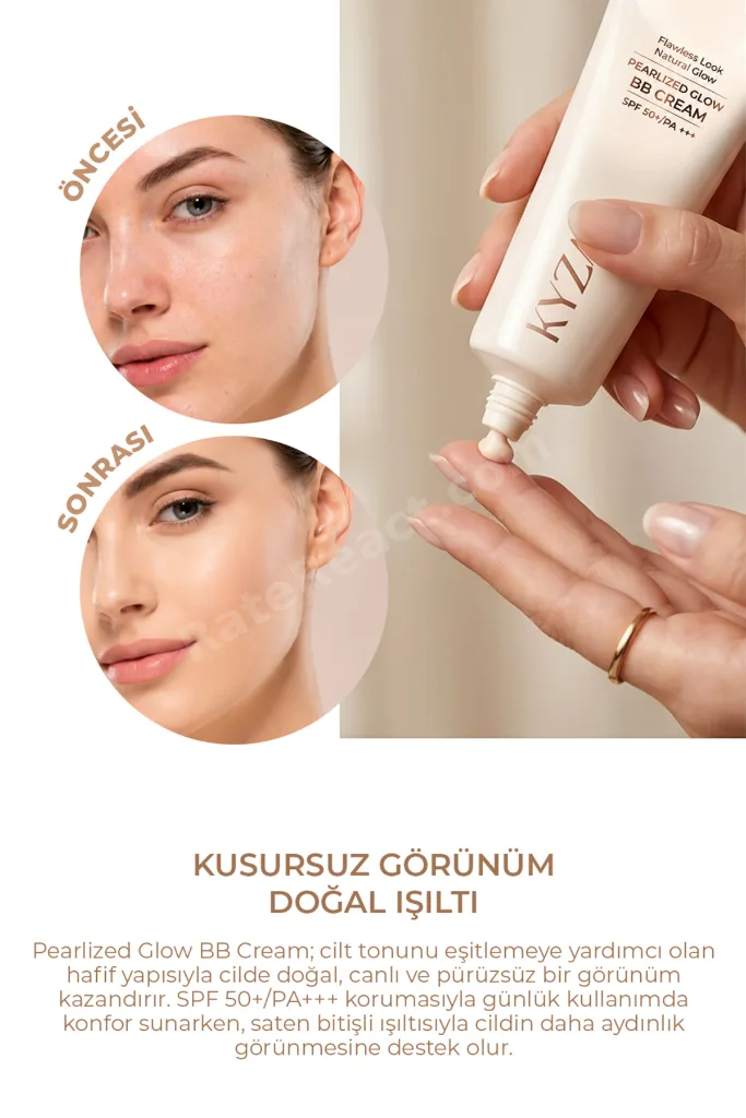 Pearlized Glow BB Cream SPF 50+ | Yoğun Işıltılı Cilt Görünümü 30 ml