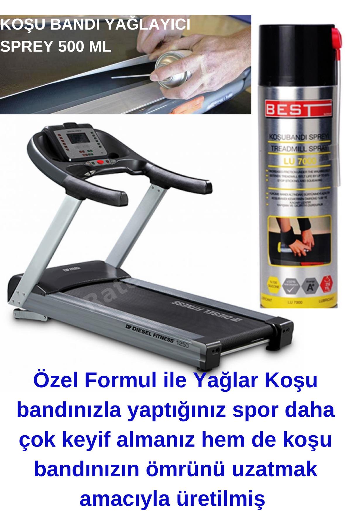 500ML - Koşu Bandı Aşınma Önleyici Dayanıklı Formül Silikon Sprey Yüksek Yağlama