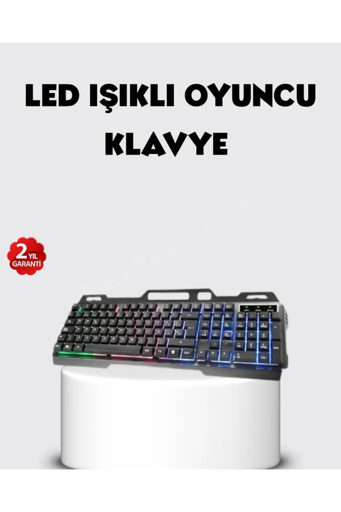 RGB Aydınlatmalı Klavye Mouse Seti – USB Bağlantılı Türkçe Q Ayarlanabilir DPI Ergonomik Yapı HBTKN-