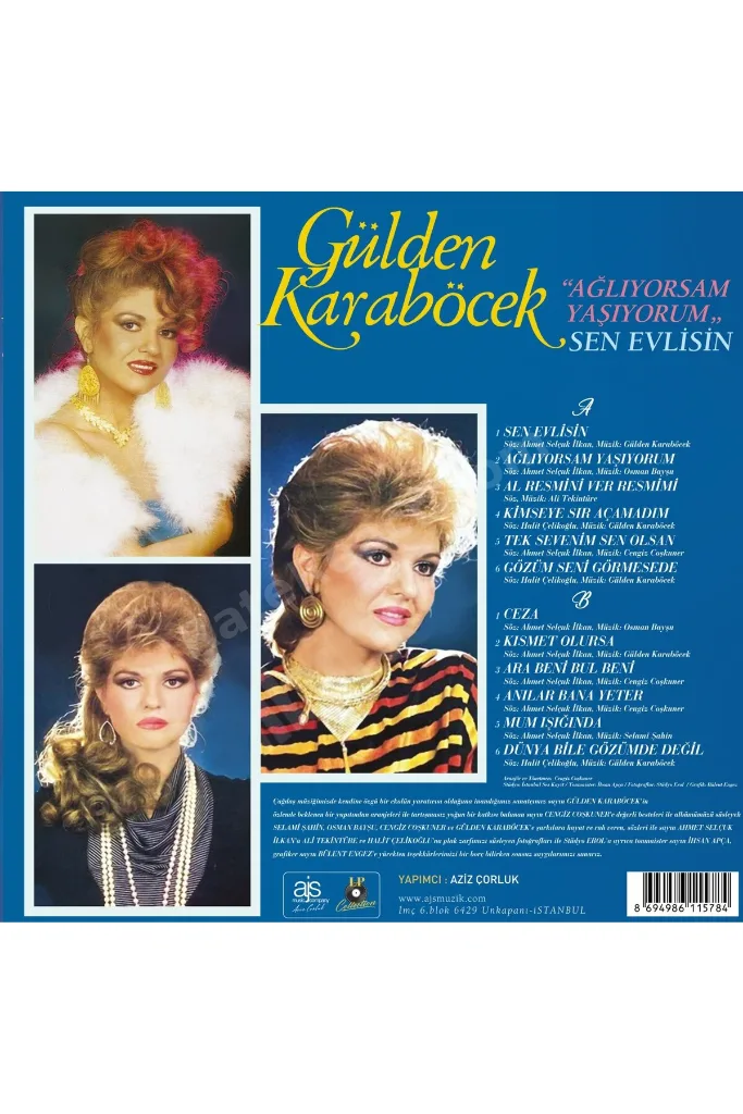 PLAK - Gülden Karaböcek / Ağlıyorsam yaşıyorum - Sen evlisin