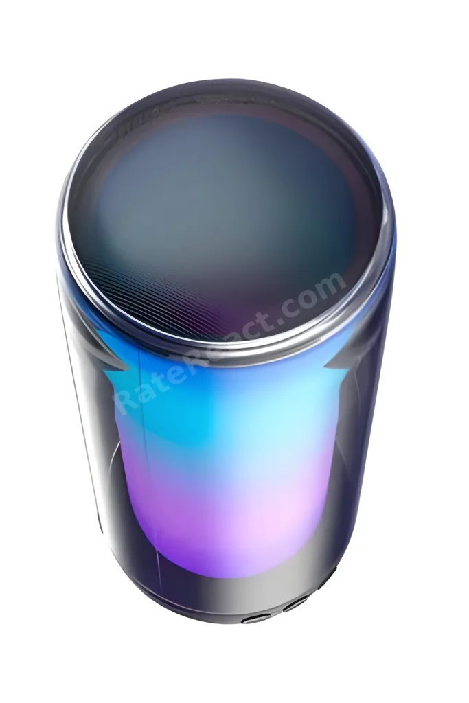 RS Kablosuz 5W RGB Aydınlatmalı Bluetooth Hoparlör /USB/SD Kart Stereo Taşınabilir Hoparlör