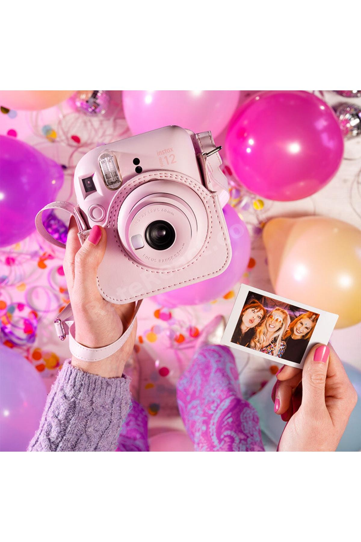 Instax Mini 12 Pembe Fotoğraf Makinesi Ve 10'lu Mini Film