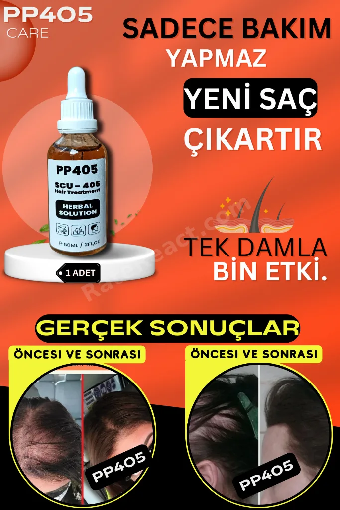 Profesyonel Saç Çıkartıcı Bakım Serumu - Kökü Oluşturucu ve Yoğun Gürleştirici 3 Adet
