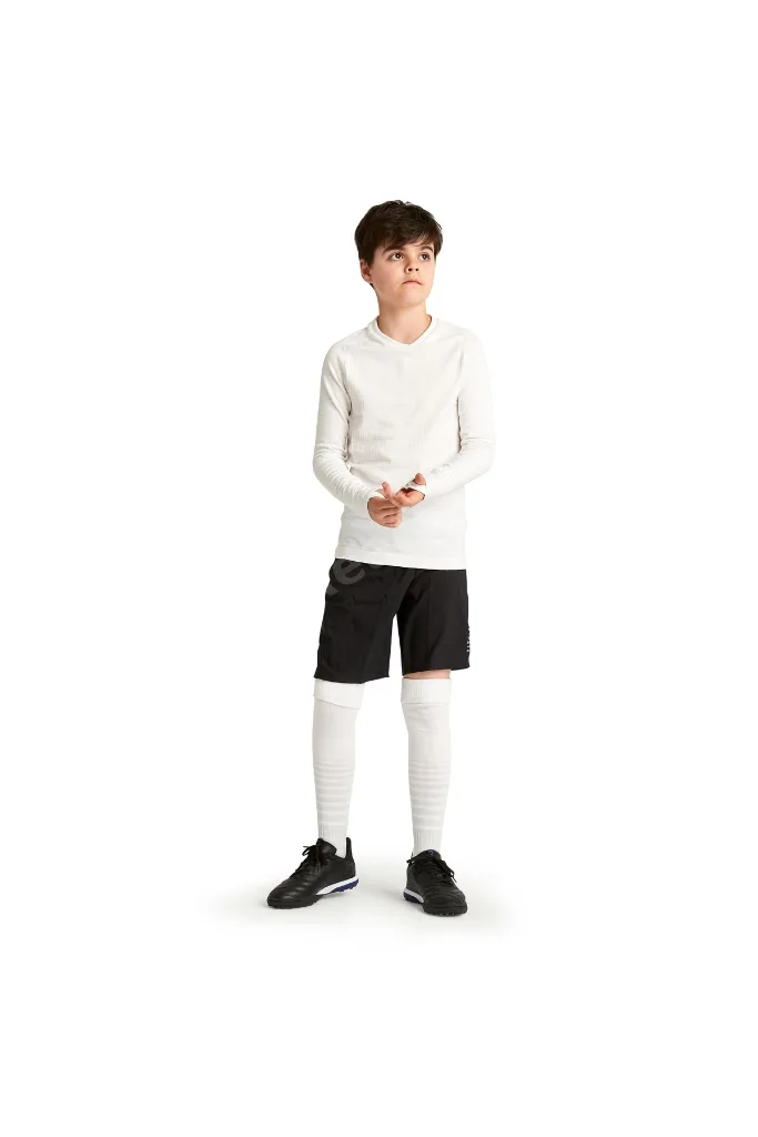 Kipsta Çocuk Futbol Termal Içlik - Beyaz - Uzun Kollu - Keepdry 500