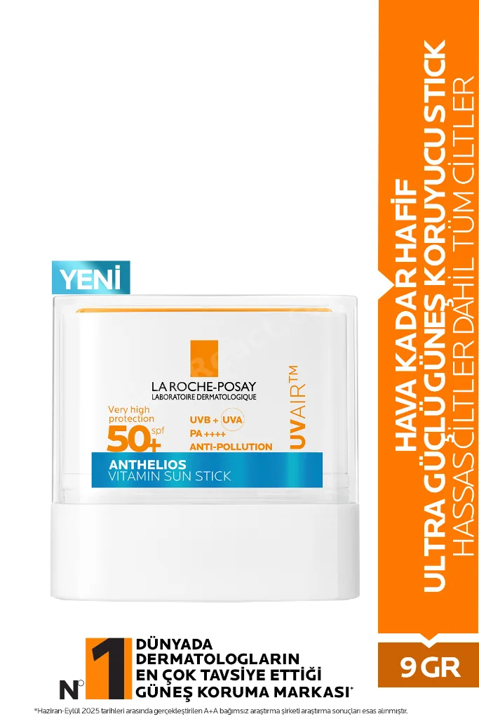 Anthelios UV Air SPF50+ Ultra Güçlü Stick Güneş Koruyucu 9GR