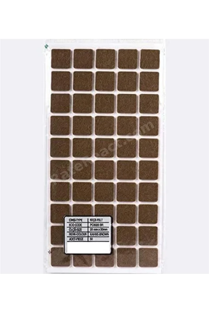 Yapışkanlı Keçe 20 * 20mm 1268290