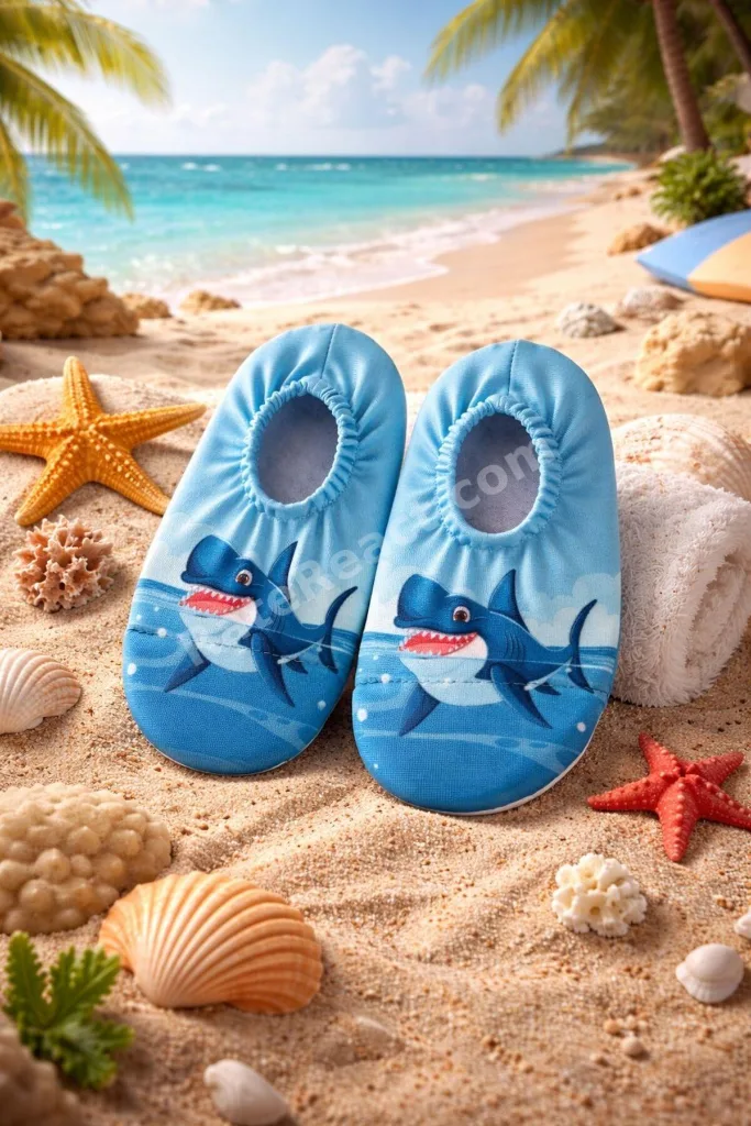 Kaydırmaz Taban / Unisex Bebek Çocuk Deniz Ayakkabısı / Havuz Patiği