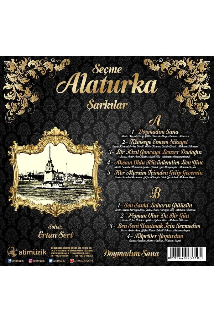 Seçme Alaturka Şarkılar - Ertan Sert - Plak