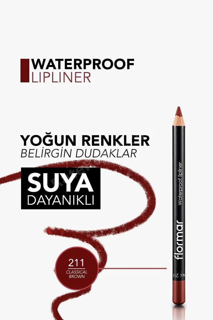Dudak Kalemi - Waterproof Lipliner 211 Classical Brown 8690604111114