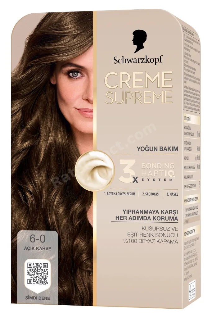 Creme Supreme Full Kit 6-0 Açık Kahve x 2 Adet