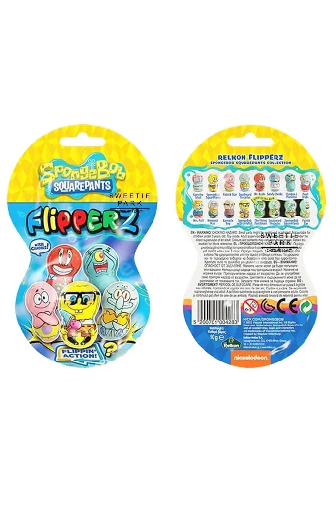 Relkon Sünger Bob Flipperz Hacı yatmaz + şeker (1 Adet)