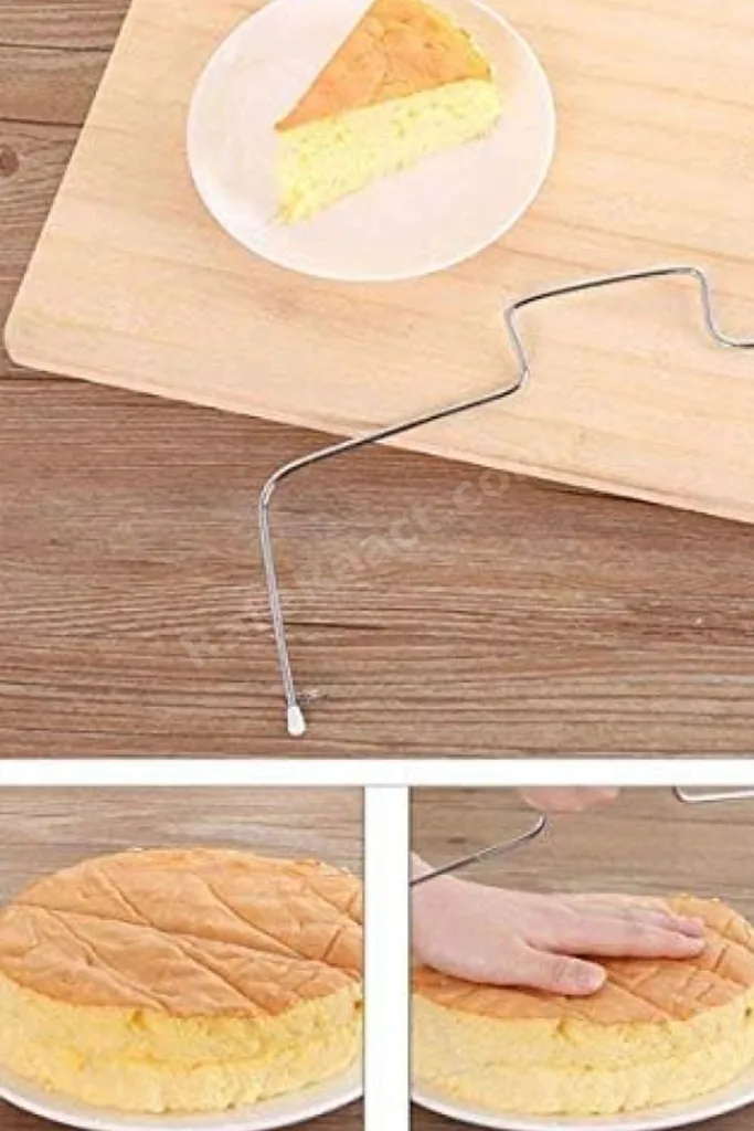 Pasta Dilimleyici Paslanmaz Çelik Ayarlanabilir Model Dilimleyici Çok Amaçlı Kesme Aparatı Pasta Sanatı
