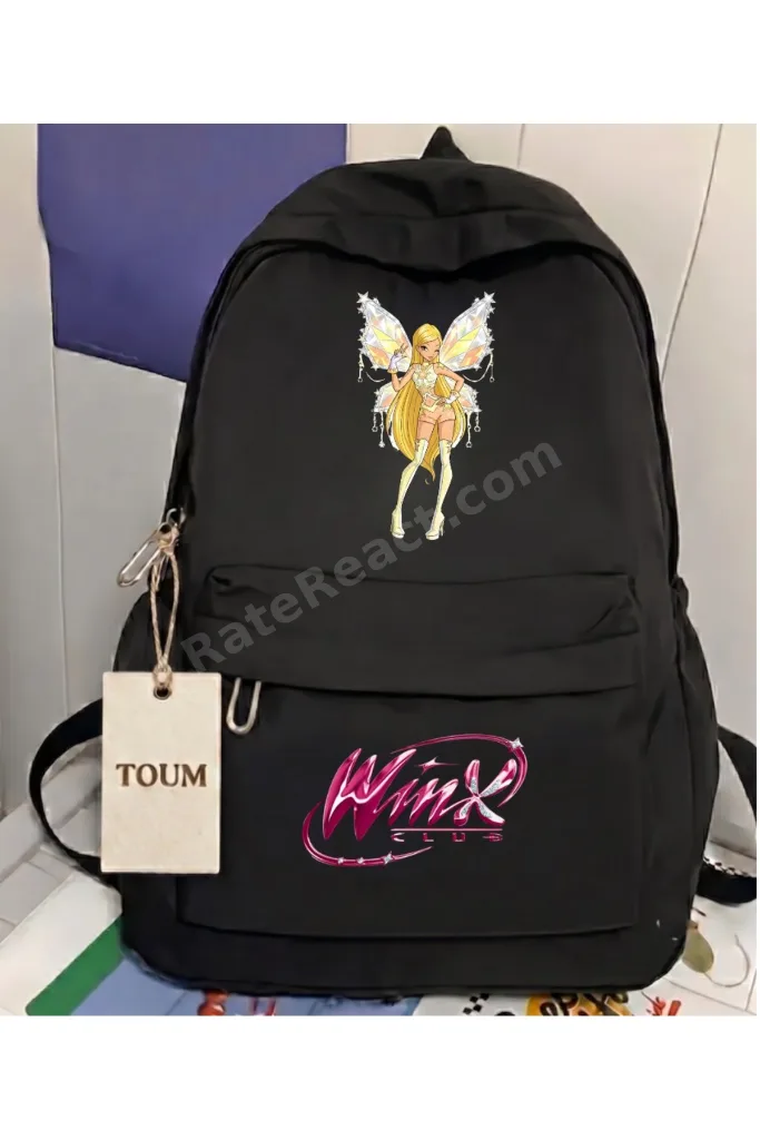 Winx Temalı Baskılı Okul, Dershane, Kurs Sırt Çantası