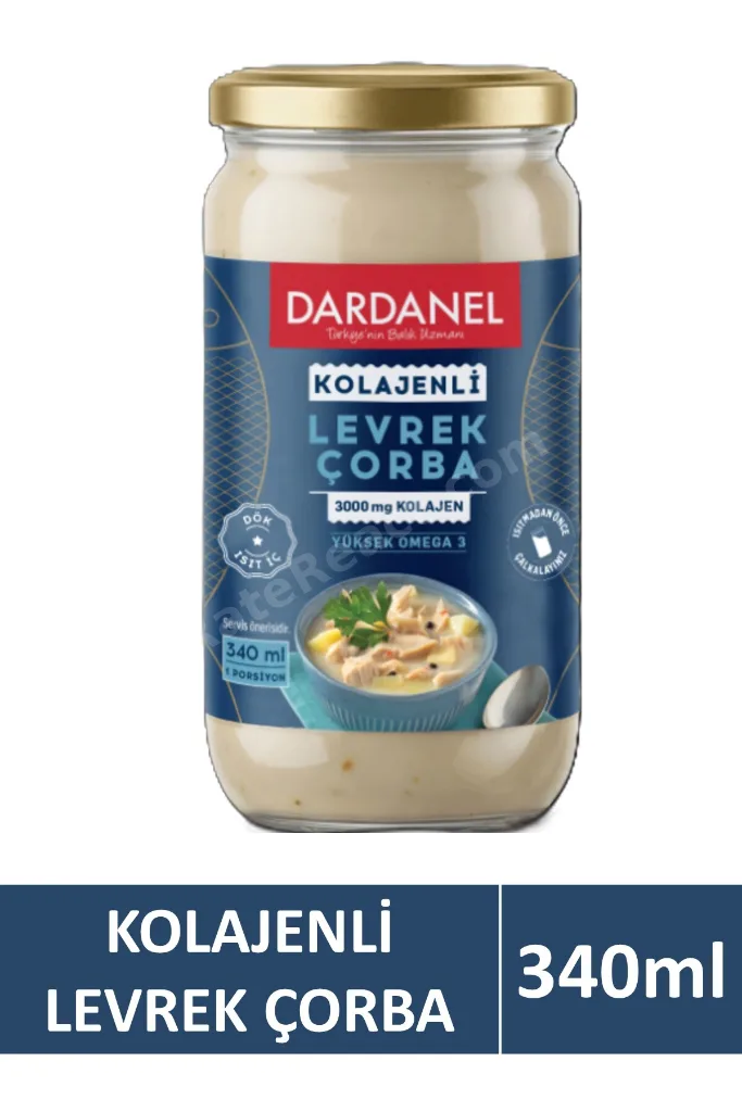 Hazır Yemek Levrek Çorba Cam Kavanoz 340 gr