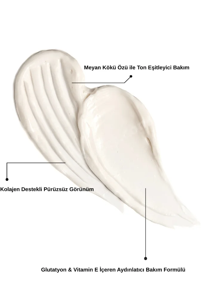 İpek Protein, Alpha Arbutin ve Glutathione İçeren Leke Karşıtı Bakım Kremi 50 ML