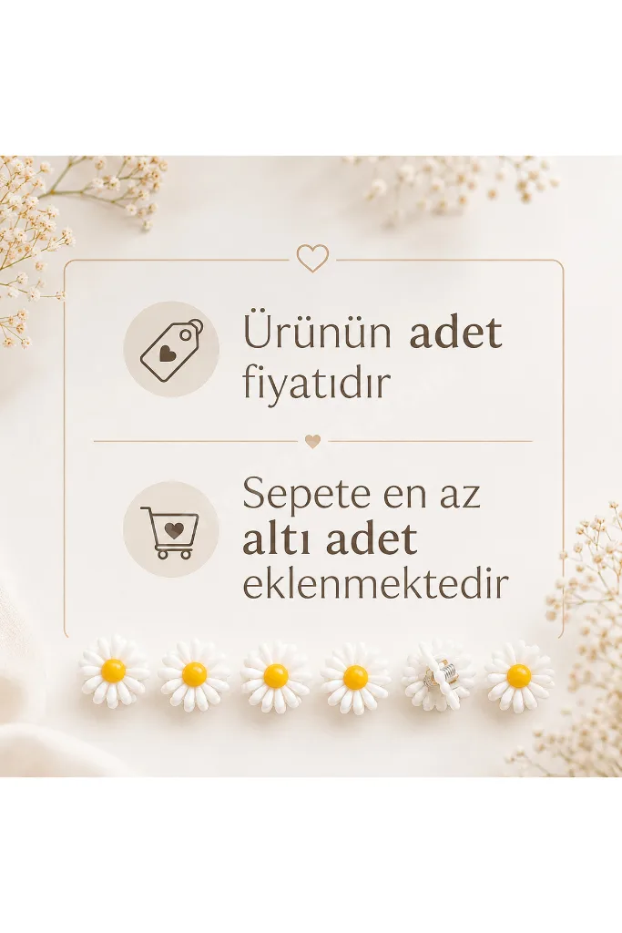 Mini Papatya Mandal Toka